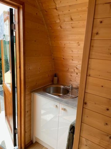 Ferienwohnung Arch Pod & Hot Tub Carndonagh Exterior foto